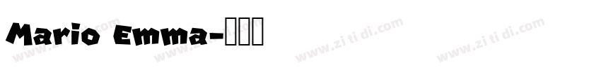 Mario Emma字体转换